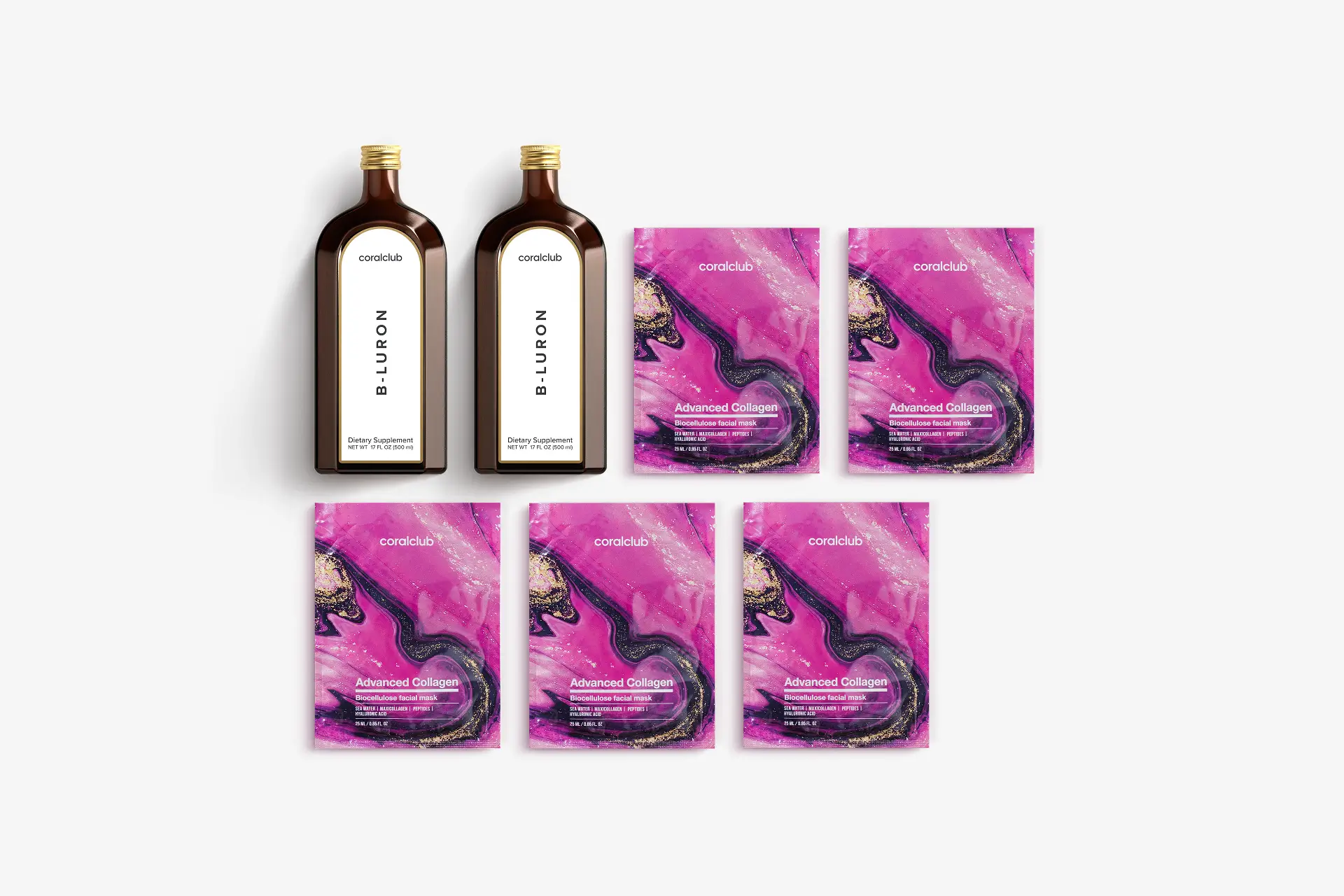 B-Luron + Advanced Collagen Biocellulose Facial Mask